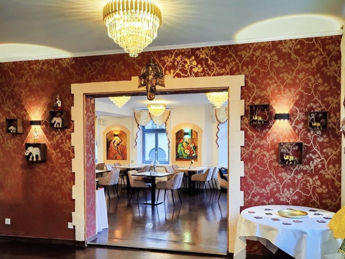 Einblick in das Baaz Indian Restaurant Aarau